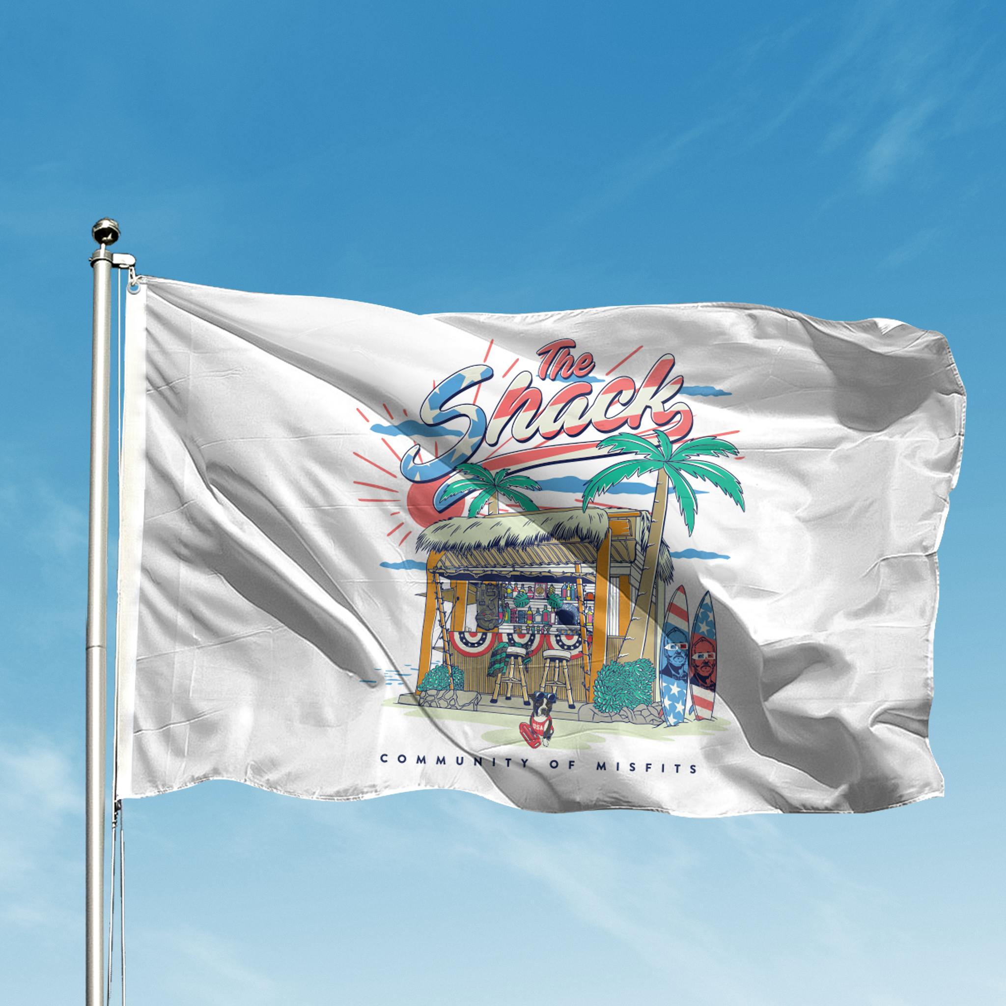 The Shack Summer Flag
